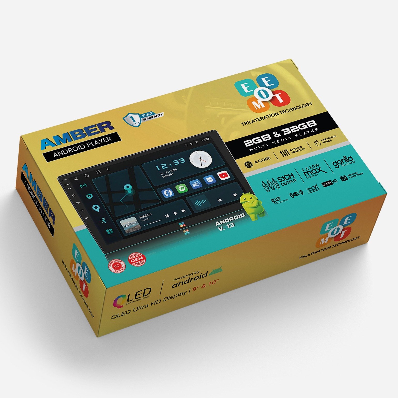 Amber Android Car Multimedia Player